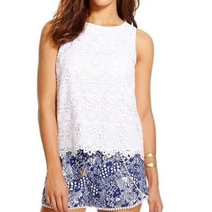 Lilly Pulitzer for Target white crochet top